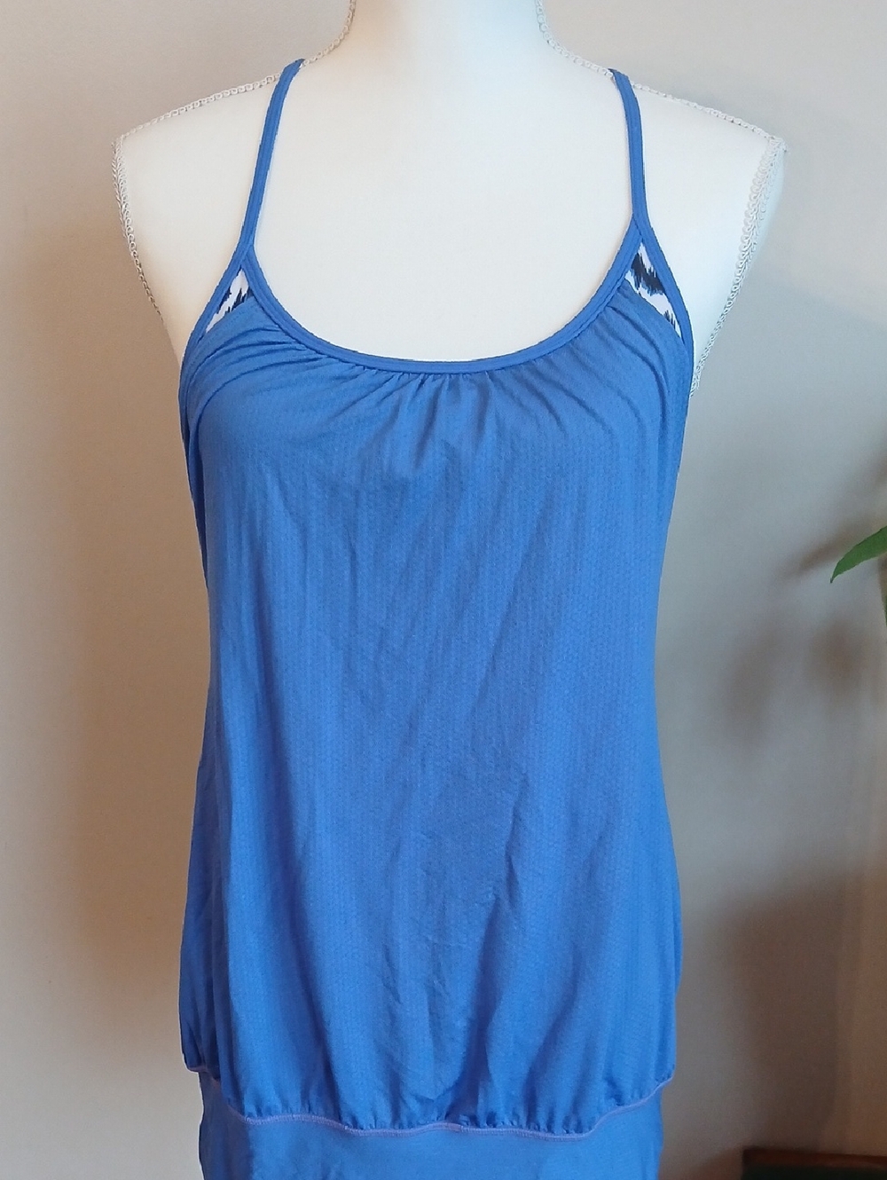 lululemon athletica Blue Spaghetti-Strap Performance Tank